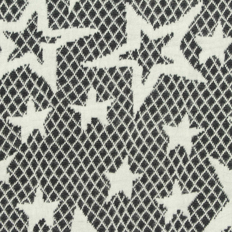 Black Stars Jacquard, Polyester, 260 gsm