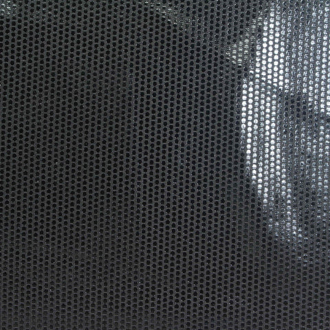 Polyester Stretch Knit Fabric, 185 gsm, 150 cm — Black