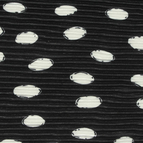 White Dots Plissé