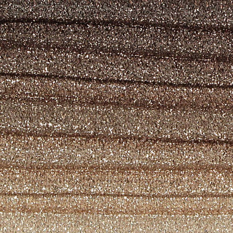 Viscose Metallic Stretch Plissé Fabric, 140 gsm, 150 cm — Brown