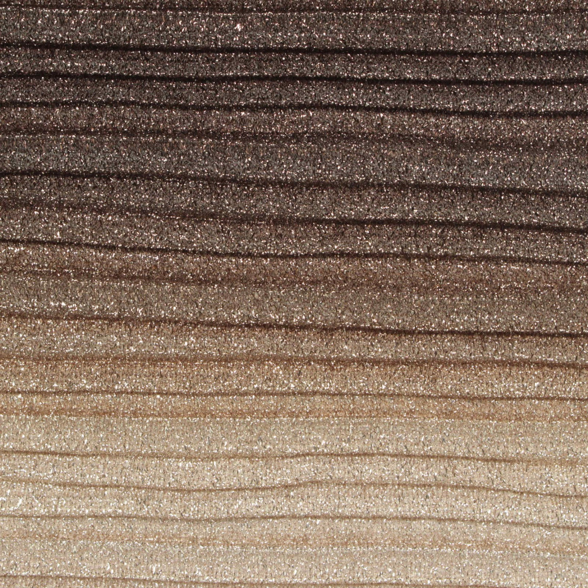 Viscose Metallic Stretch Plissé Fabric, 140 gsm, 150 cm — Brown
