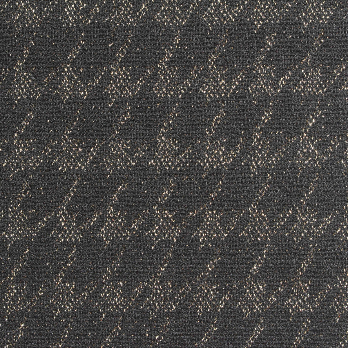 Dark Grey Houndstooth Jacquard, Nylon-Metallic