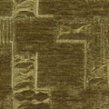 Olive Geometric Chenille, Poly-Nylon