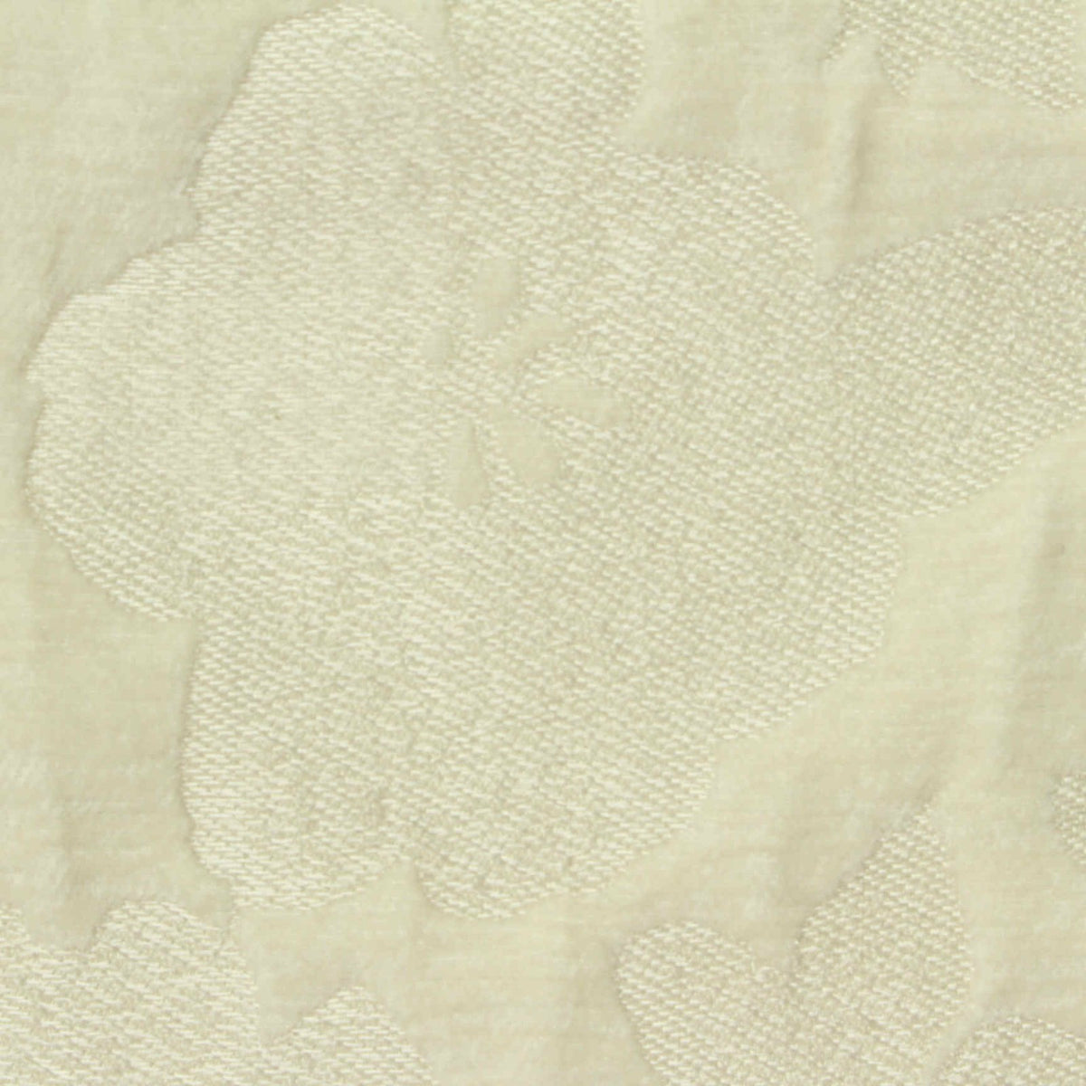 Cream Floral Chenille, Poly-Nylon