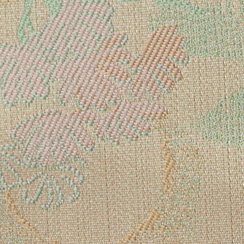 Pastel Pink Floral Jacquard, Polyester
