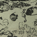 Green Abstract Jacquard, Polyester, 135 gsm