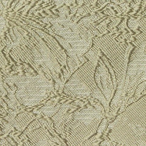 Khaki Tone-on-Tone Floral Jacquard, Polyester, 165 gsm