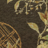 Gold Floral Chenille, Polyester
