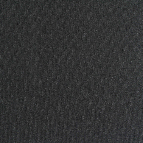 Ponte Knit Fabric, 280 gsm, 145 cm — Black