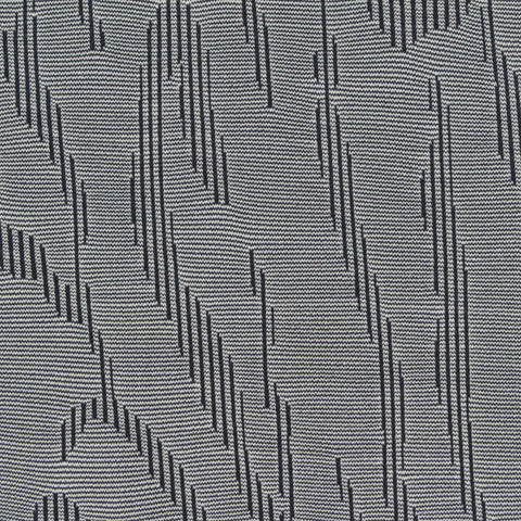 Dark Grey Vertical-Dash Jacquard, Polyester