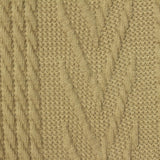 Beige Tone-on-Tone Jersey Knit, Polyester
