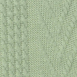 Light Green Vertical-Stripe Jersey Knit, Polyester — texture