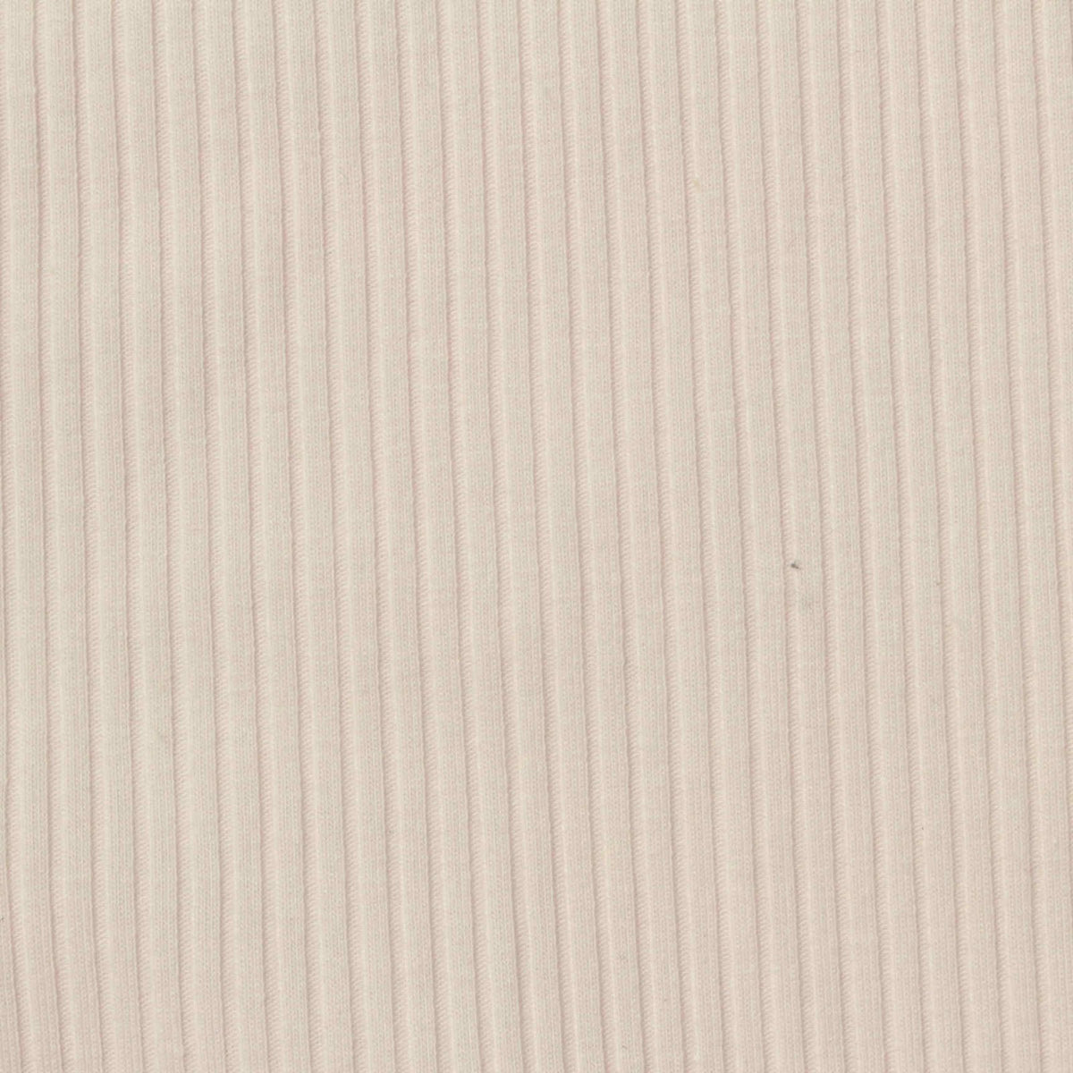 Cotton Stretch Rib Knit Fabric, 200 gsm, 135 cm — Beige