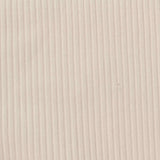 Cotton Stretch Rib Knit Fabric, 200 gsm, 135 cm — Beige