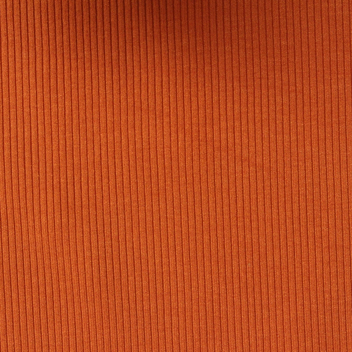 Viscose Stretch Rib Knit Fabric, 360 gsm, 135 cm — Orange