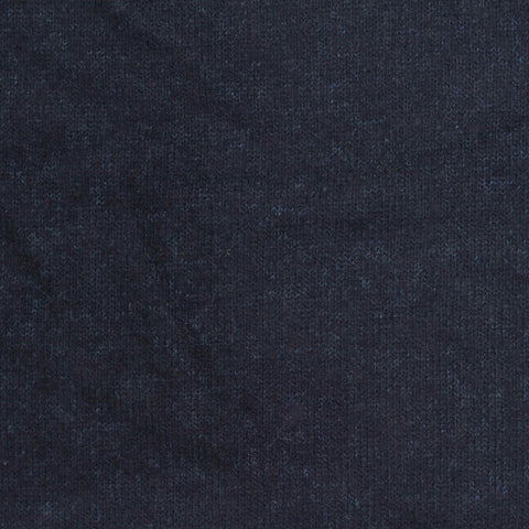 Dark Blue Marl Chunky Knit, Poly-Viscose, 260 gsm