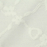 White Tone-on-Tone Heart Jacquard, Polyester — texture