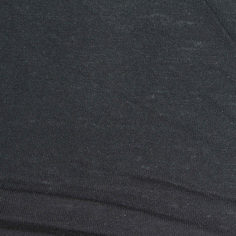 Cotton Polyester Jersey Knit Fabric, 140 gsm, 160 cm — Black