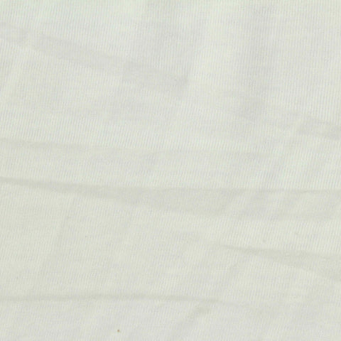 Cotton Polyester Jersey Knit Fabric, 140 gsm, 160 cm — White