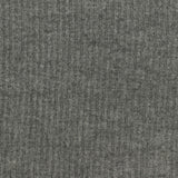 Grey Marl Rib Knit, Poly-Cotton
