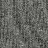 Grey Marl Rib Knit, Poly-Cotton — texture