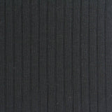 Cotton Polyester Stretch Rib Knit Fabric, 230 gsm, 130 cm — Black