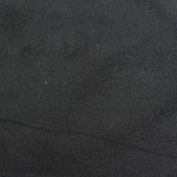 Polyester Stretch Faux Suede Fabric, 330 gsm, 153 cm — Black