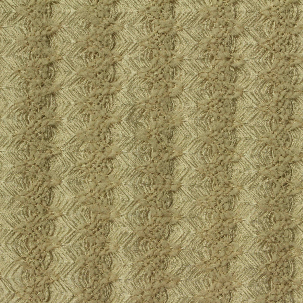 Beige Geometric-Diamond Warp Knit, Polyester