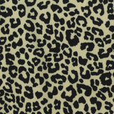 Black Leopard Jersey Knit, Polyester