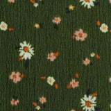 White Flowers Crepe, Polyester