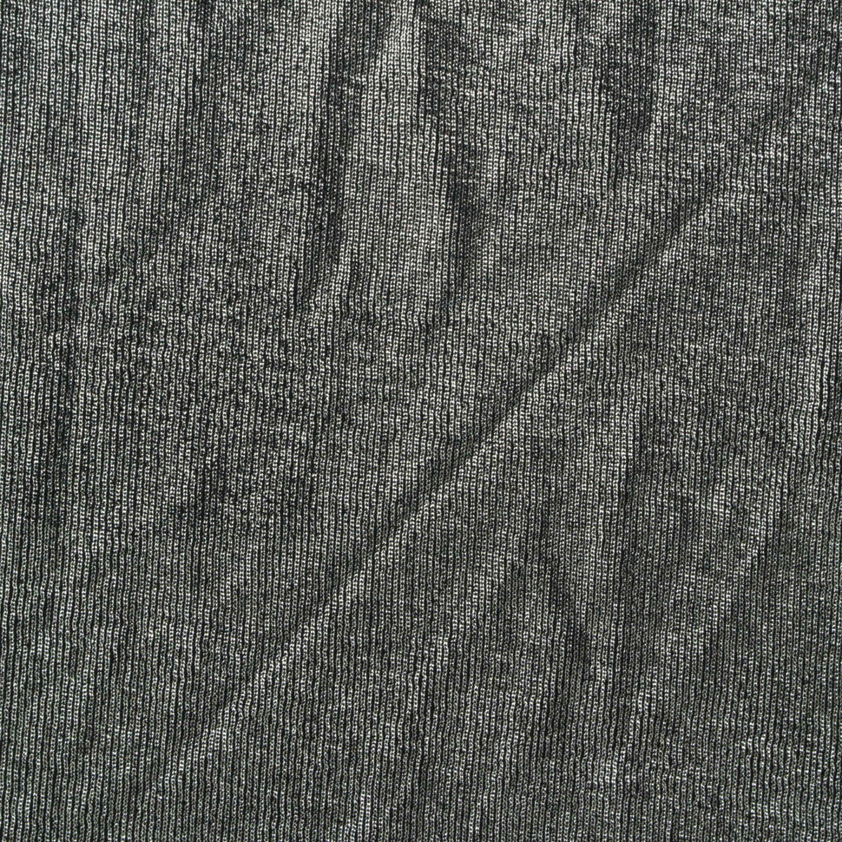 Dark Grey Marl Rib Knit, Polyester, 210 gsm