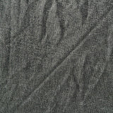 Dark Grey Marl Rib Knit, Polyester