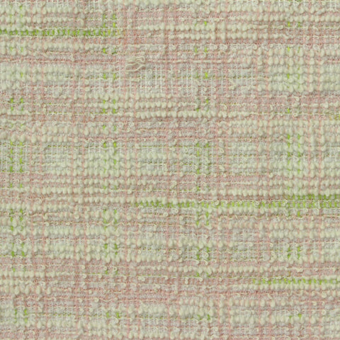 Pink Check Bouclé, Poly-Cotton