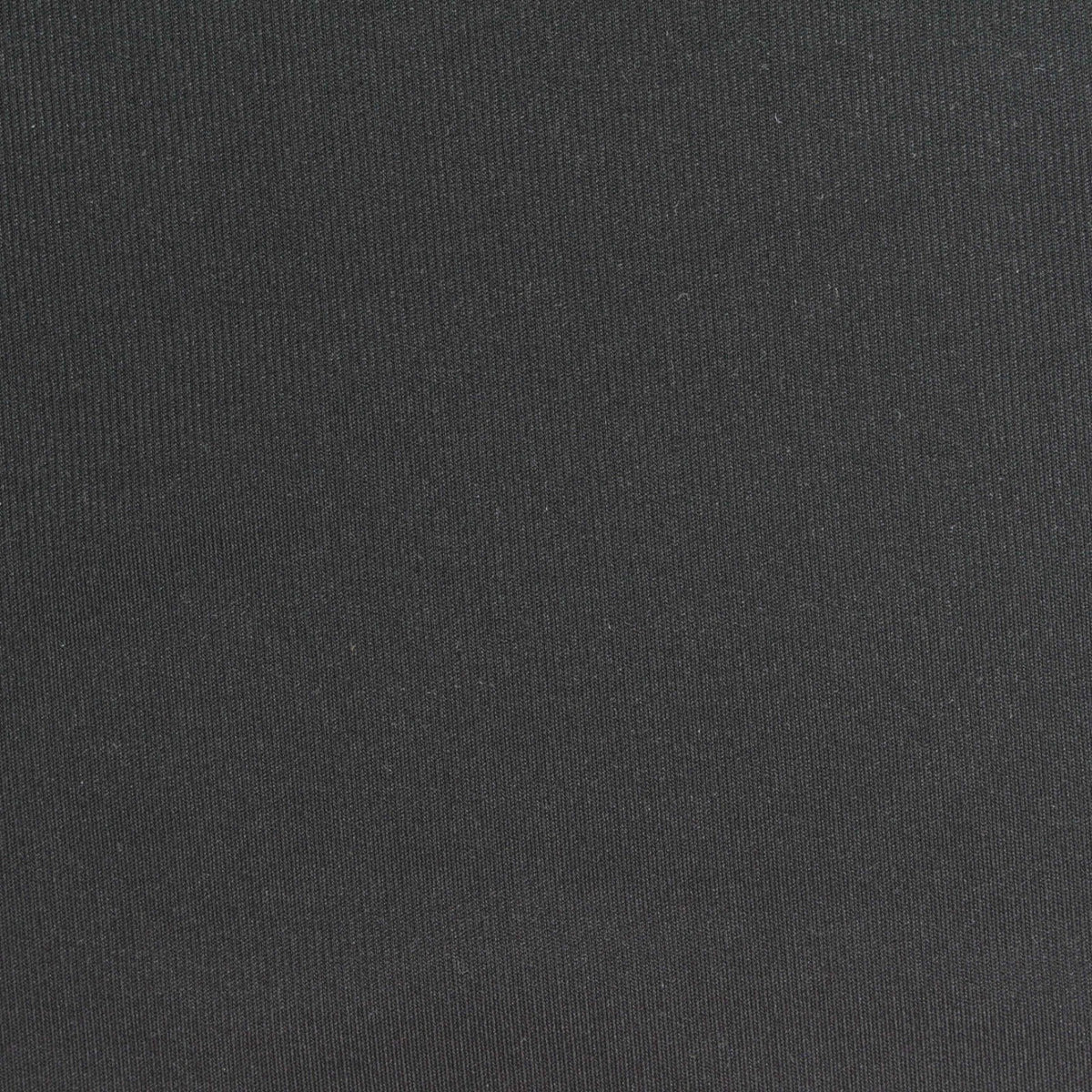 Acetate Polyester Stretch Interlock Knit Fabric, 190 gsm, 155 cm — Black
