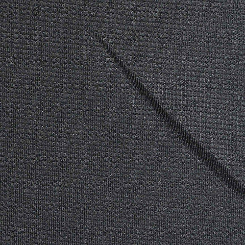 Polyester Acetate Stretch Interlock Knit Fabric, 200 gsm, 155 cm — Grey