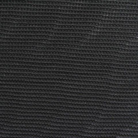 Viscose Stretch Interlock Knit Fabric, 390 gsm, 156 cm — Black