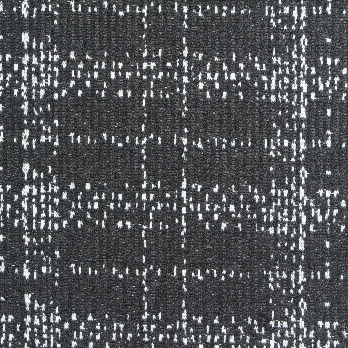 White Grid Bouclé, Polyester