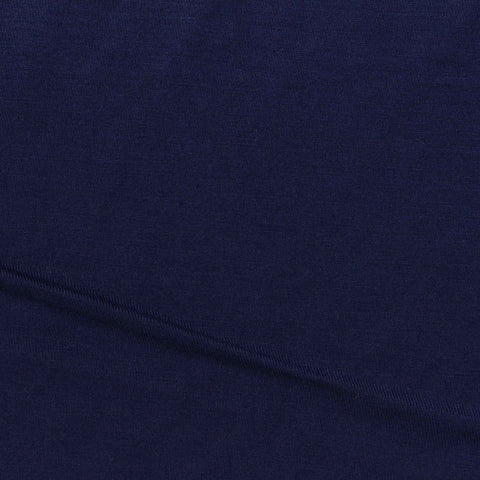 Viscose Stretch Jersey Knit Fabric, 175 gsm, 175 cm — Navy