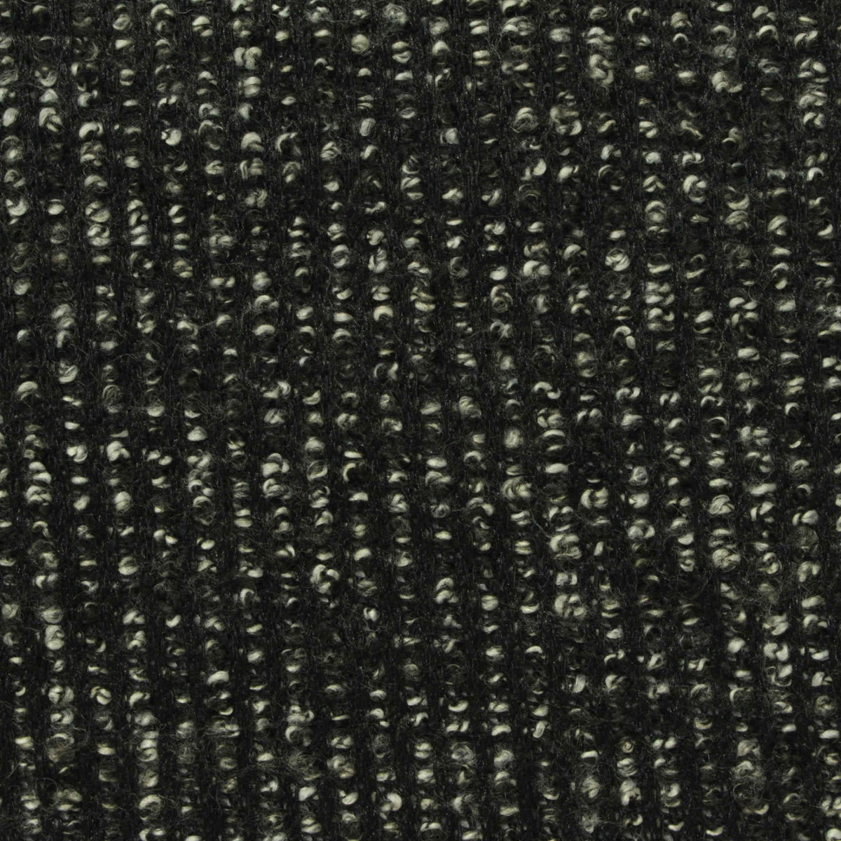 Dark Grey Marl Chunky Knit, Polyester, 240 gsm, 175 cm