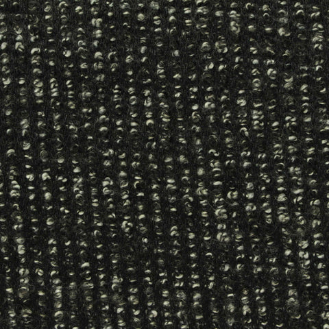 Dark Grey Marl Chunky Knit, Polyester, 240 gsm, 175 cm