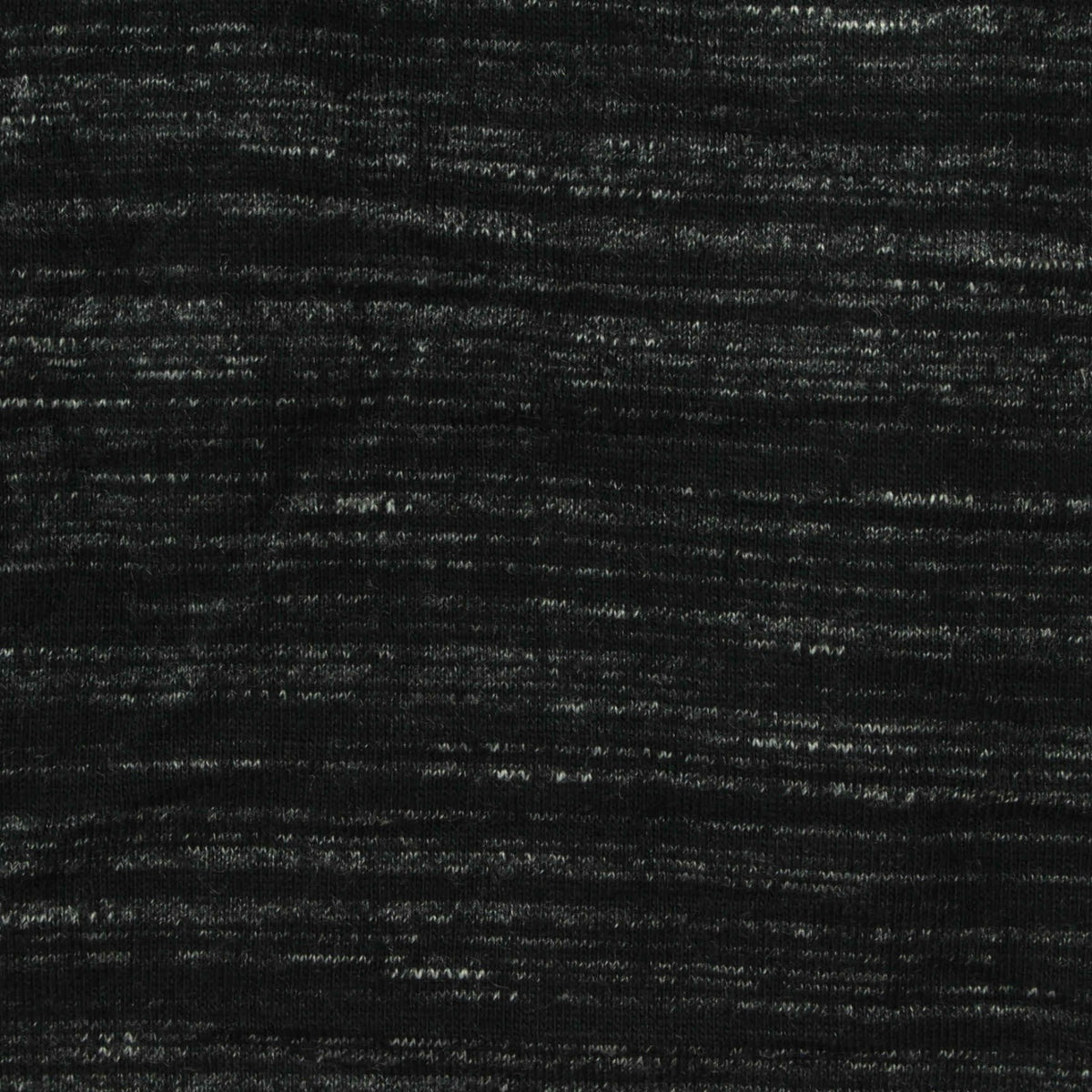 Black Marl Jersey Knit, Cotton-Poly