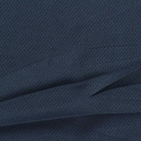 100% Polyester Birdseye Knit Fabric, 145 gsm, 162 cm — Navy