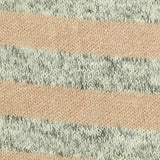Light Pink Horizontal-Stripe Chunky Knit, Viscose-Poly — texture