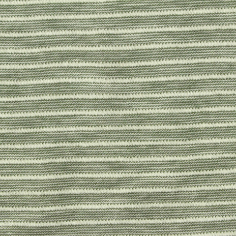 Dark Green Stripes Jersey Knit, Cotton-Poly, 165 gsm