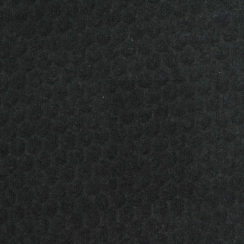 Jacquard 100% Polyester Knit Fabric, 160 gsm, 155 cm — Black