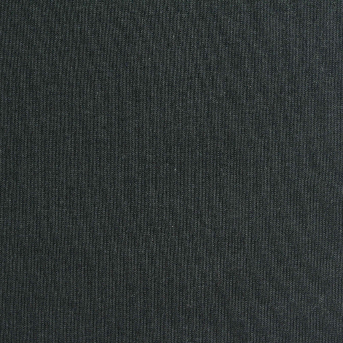 100% Cotton Rib Knit Fabric, 200 gsm, 165 cm — Black