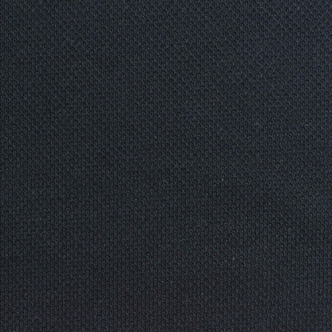 Polyester Cotton Stretch Piqué Knit Fabric, 270 gsm, 180 cm — Navy