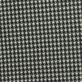 Black Houndstooth Jacquard, Polyester, 260 gsm, 155 cm