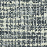 Jacquard Polyester Cotton Interlock Knit Fabric, 200 gsm, 155 cm — Grey — texture