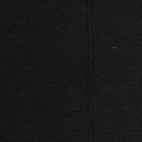 Polyester Viscose Stretch Crepe Fabric, 140 gsm, 140 cm — Black